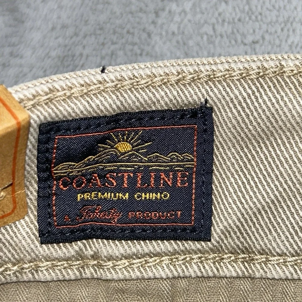 NWT Faherty Coastline Tailored Chino Shorts Men's 30x8 Mountain Tan Casual